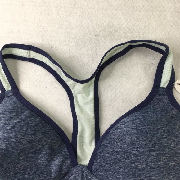 Adore Me Bra Womens 32C Blue Sports Bra Lightweight Gym Workout Yoga Casual - Picture 4 of 11